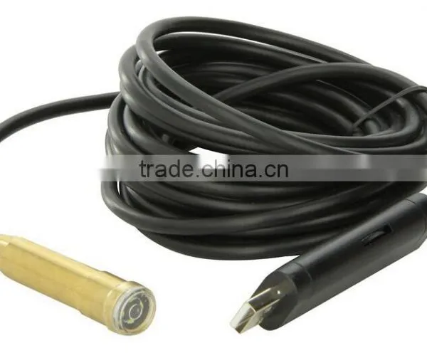 10M USB Cable Length Classic Copper Head Industrial Endoscope 14.5mm Lens USB Endoscope 4 LED IP67 Waterproof Camera Endoscope photo-3
