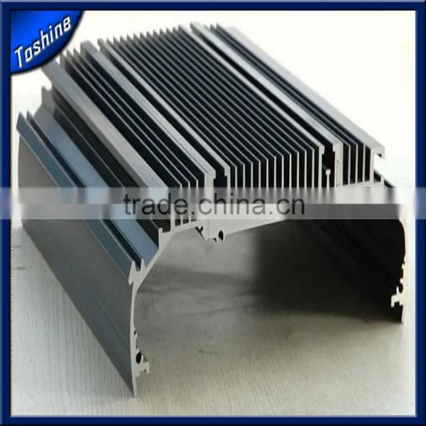 Color Anodized Extruded Aluminum Electronic Enclosures/ Car Inverter Shell /extruded Profile Made in China photo-5