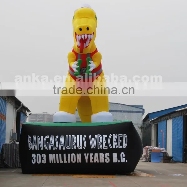 Giant 3D Cartoon Item Inflatable T-rex Dinosaur Realistic Model photo-2