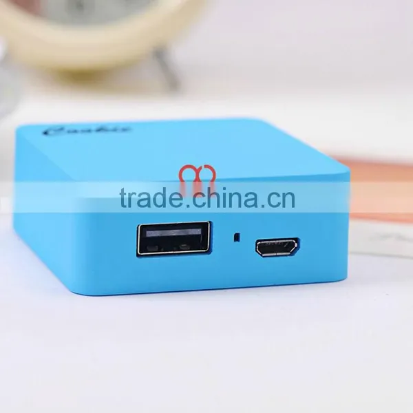 2800 Power Bank External Battery Charger W208 Cookie Power Bank Polymer or Li-ion Mini Power Bank
