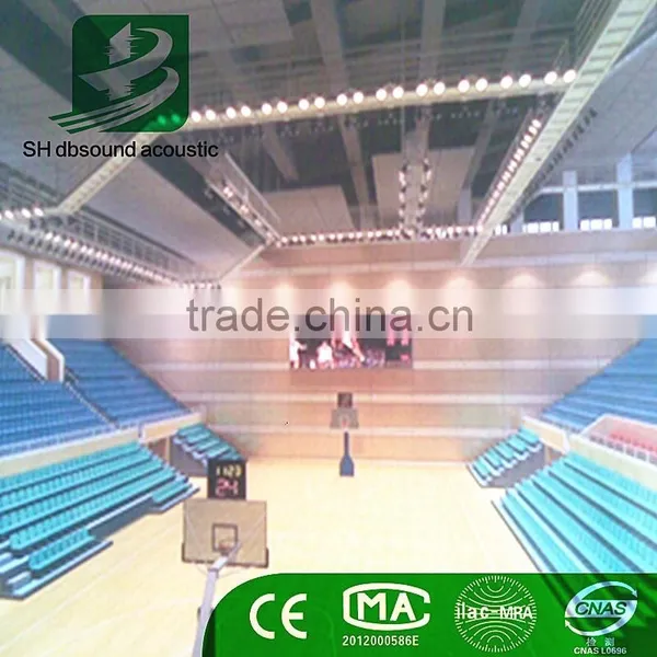 Flame Retardant Perforated Wood Acoustic Panel for Gymnasium photo-2