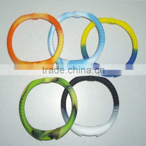 Embossed Custom Silicone Slap Bracelet