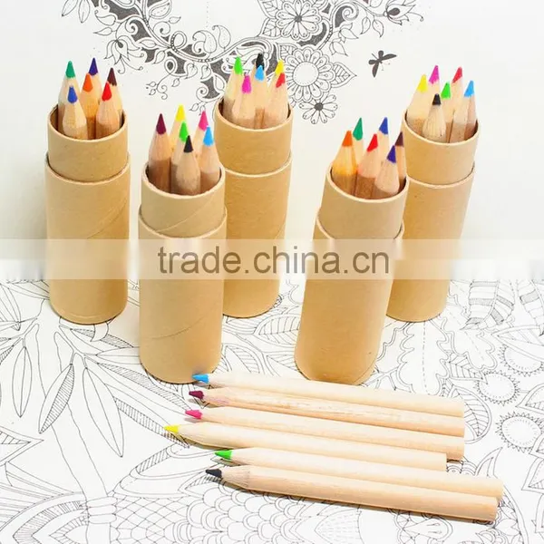 3.5'' Manufacturers Selling 6 Colors Lead Into the Kraft Paper Boxfluorescent Colored Penci photo-2