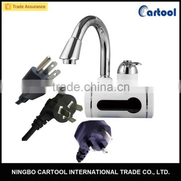 Kitchen LED Red Digital Display Fast Heating Electric Faucet Water Heater Taps photo-4