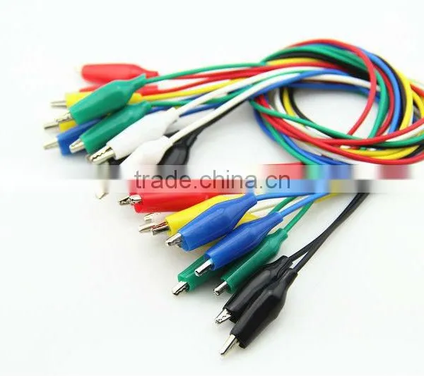Multi Color Small Alligator Clip Cable/Crocodile Clip Cable