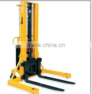 Cheap Wide Leg Manual Hand Stacker Forklift 1.5 Ton photo-2