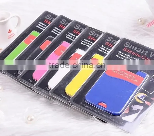 Best Promotion Gifts Silicone Phone Sticker/phone Card Pocket photo-5