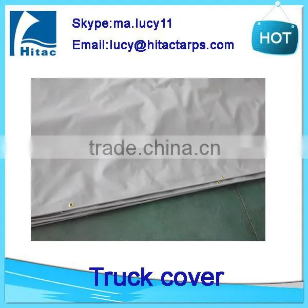 14oz,18oz Pvc Coated Fabric Tarpaulin for Truck Cover Supplier's Choice photo-2