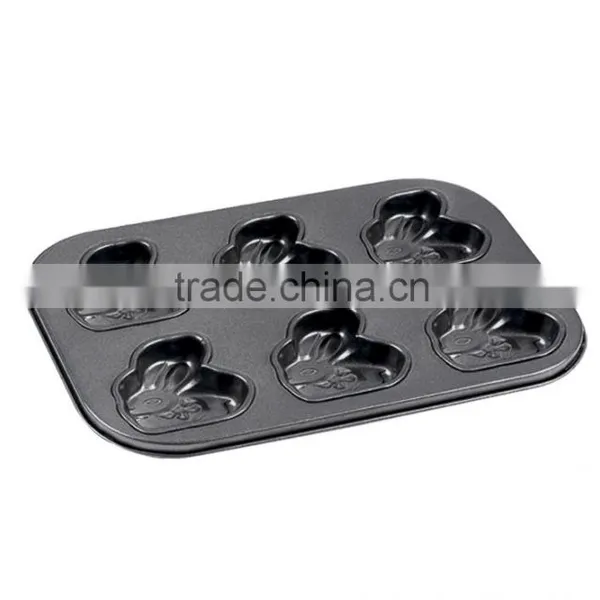 Non-stick Cake Pans of Muffin Pan With 6 Cups photo-5