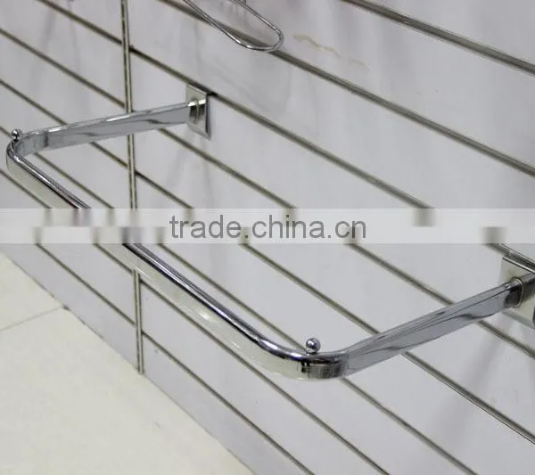 Metal Chrome Slatwall U Rail 23*10'' KF-C120 photo-5