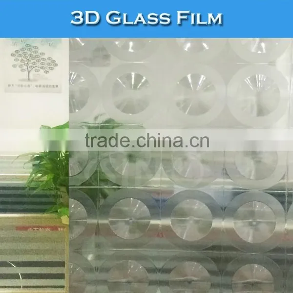 D701 1.22x50M 3D Glass Film Window Design PVC Sticker photo-4