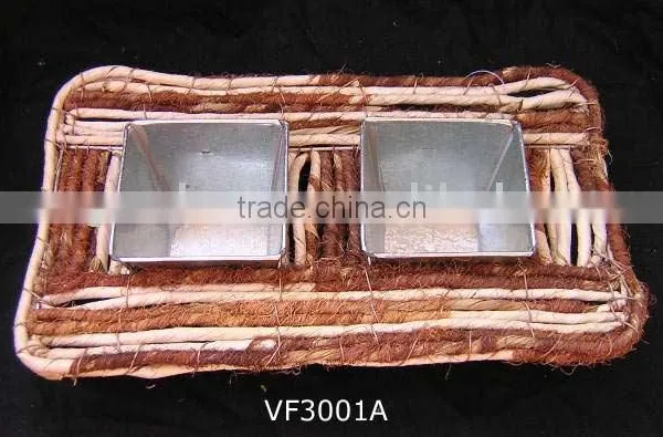 Zinc Planter,zinc Flower Pot,corn Rope Planter,Zinc Pot,metal Flower Planter,tin Planter,zinc Container,galvanized Planter