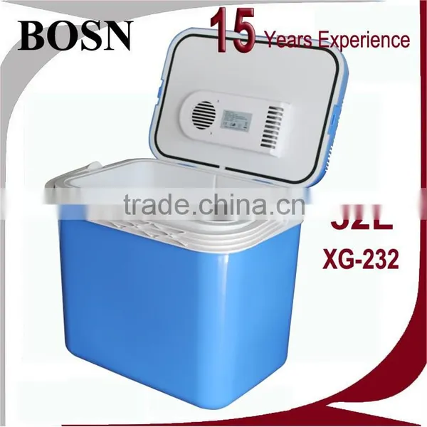 Highly quality promotional micro 220v/12v mini no compressor fridge for Picnic