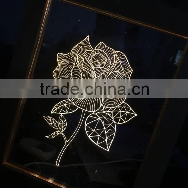 3D Wooden Decoration Image Photo Frame photo-3