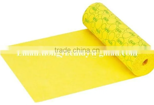 Viscose / Polyester Needle Punched Printed Nonwoven Mop Cloth photo-2