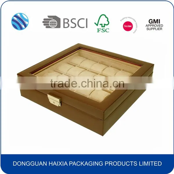 New Arrival Fashion Luxury Pretty Solid Wood Watch Gift Box photo-5
