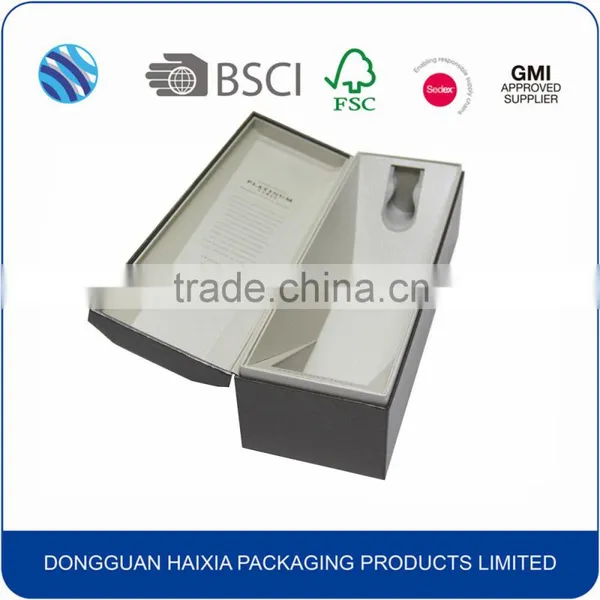 UV Coating Luxury Wine Bottle Paper Box photo-3