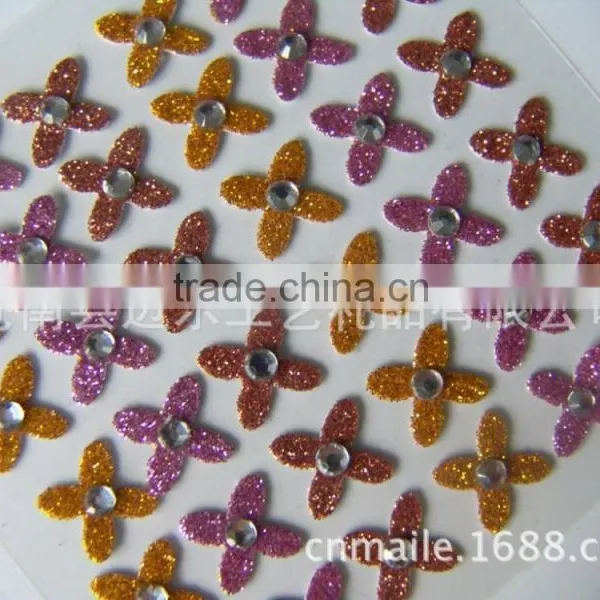 PVC Transparent Glitter Sticker photo-5
