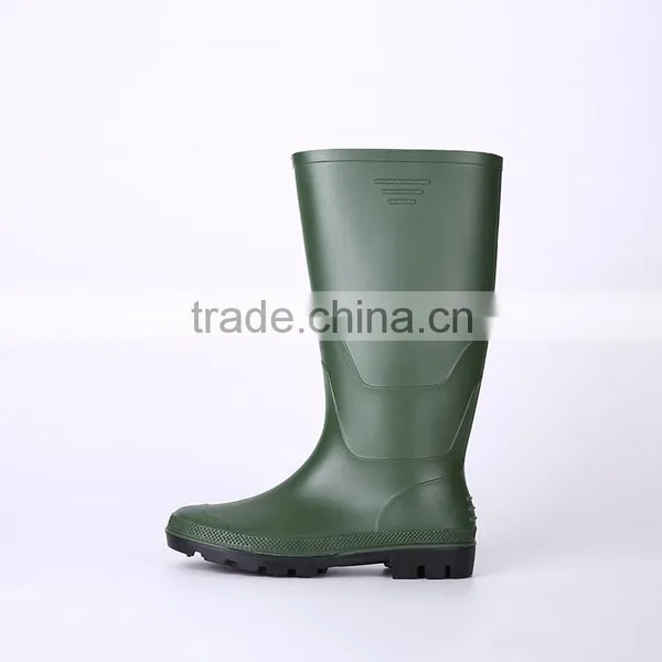 Manufacturer Cheap Green Pvc Rain Boots Without Steel Toe, Cheap Plastic Pvc Rain Boots photo-5