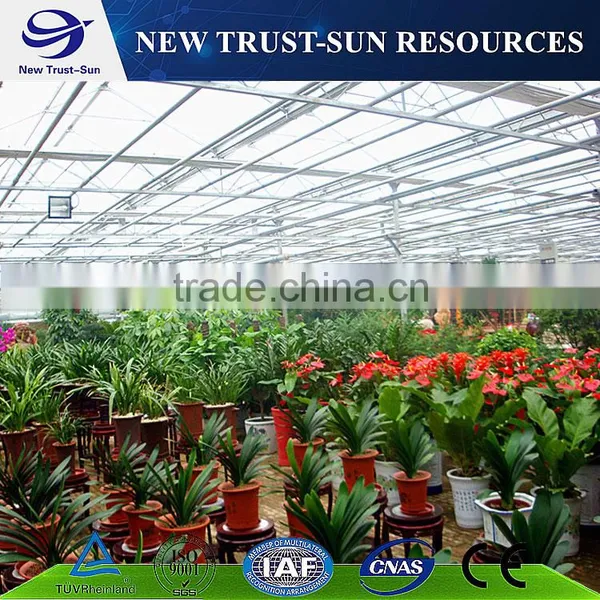 High Quality Polycarbonate/ PC Greenhouse With Hydroponic System &shading System photo-3