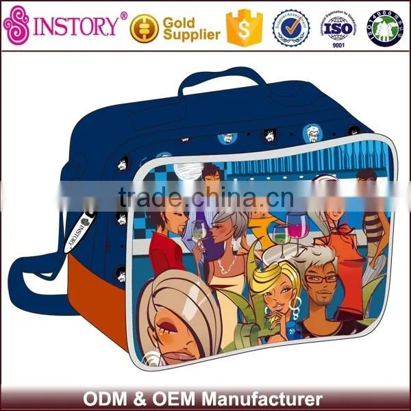 Insulated Foil Lining Boy Student Lunch Bag