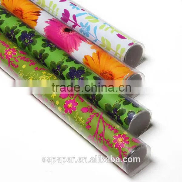 YIWU Beautiful Cheap Wrapping Paper Offset Roll Paper photo-2