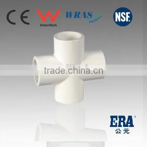 PVC Pressure Fitting PVC SCH40 Cross, PVC Fitting
