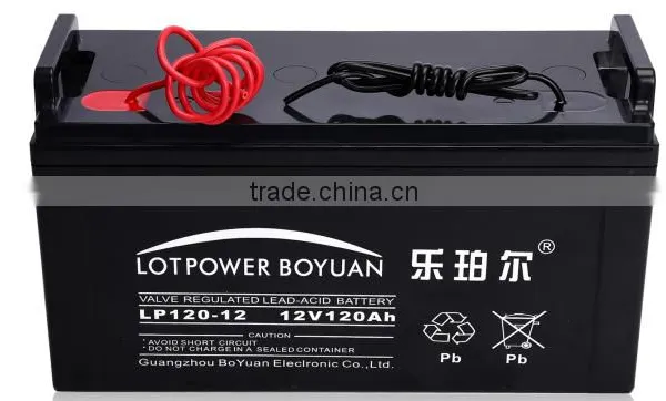 Guangzhou Best Selling 12 Volt 120ah Deep Cycle Vrla Battery