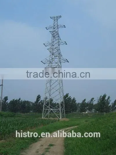 Hot-dip Galvanized 330KV Angle Steel Electric Transmission Tower