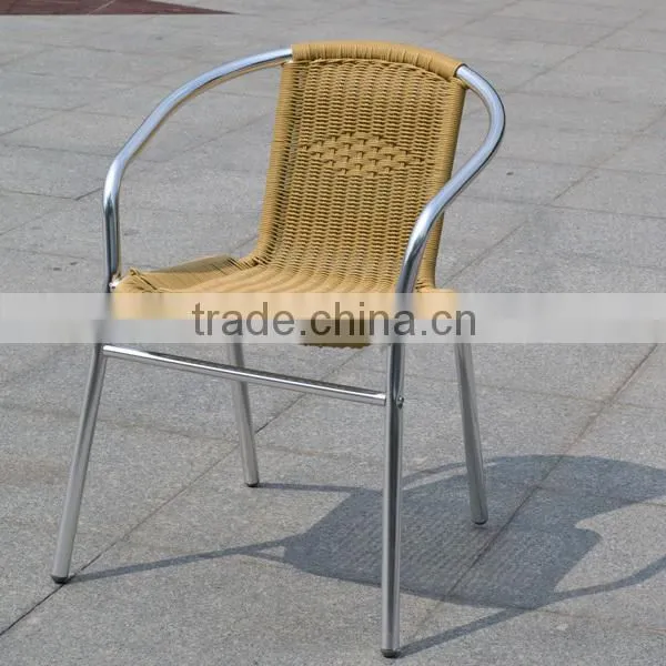 Outdoor Handmade Rattan Leisure Aluminum Coffee Table Chairs Set YC028 YT40B photo-5