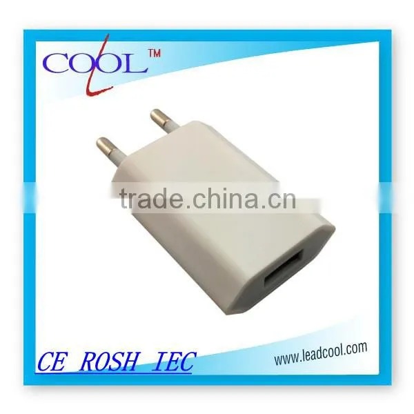 High Quality Single Usb Power Charger 5v 1a ac Wall Charger Usb for Iphone photo-4