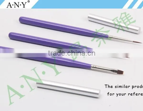 ANY Nail Art Beauty Design Wood Handle Nylon Hair Decorative Nail Brush Gel Painting photo-4