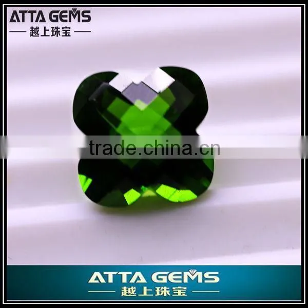 Apple Green Glass-plum Blossom Cut Created Quartz photo-4