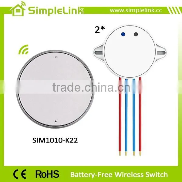 Self Powered 2 Gang Wireless Remote Control Switch With Flexible Paring photo-5