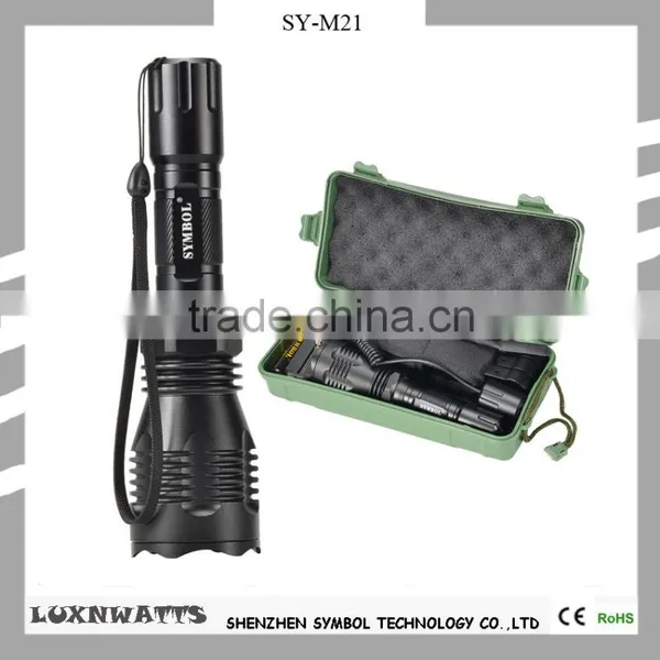 2016 Popular Styles Led Tactical Flashlight Hunting Including 18650 Battery Supplier's Choice photo-6