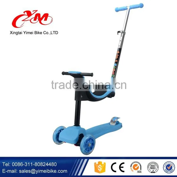 CE Approved 3 Wheel Pedal Kids Self Balancing Scooter / Cheap Kick Scooters for Kid Heavy Duty / Foot Balance Children Scooter photo-3