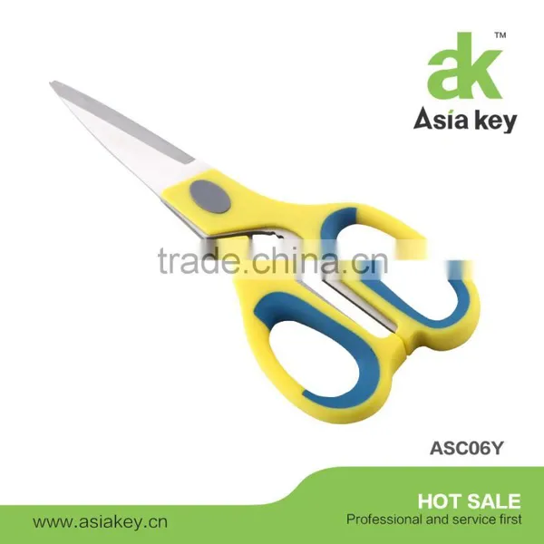 PP Handle Household Safety Scissors With Scissors Blade Cover photo-5