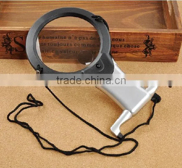 Desktop LED Magnifier /Magnifying Glass With Folding Stand And LED Light photo-2