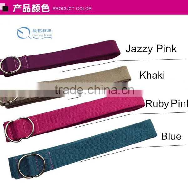 Fabric Density 100% Cotton Organic Yoga Strap