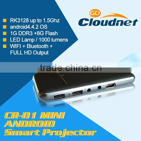 2016 Cloudnetgo CRD1hot New Products for 2015 Mini Projector Latest 2015 Hot 3d Data Projector With Bluetooth Wifi 10000lumens photo-4