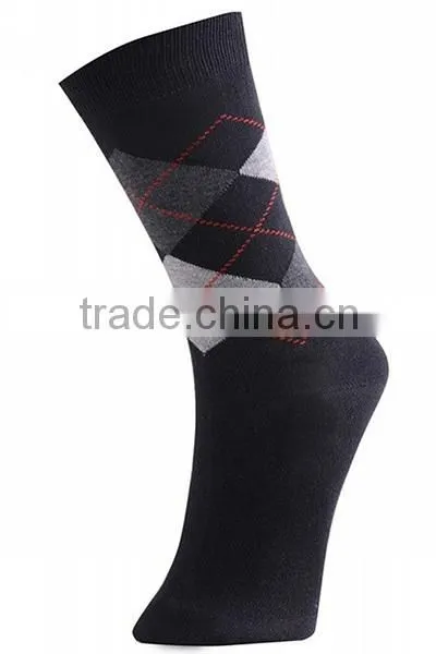 Casual Cotton Men Custom Dress Socks Wholesale photo-4
