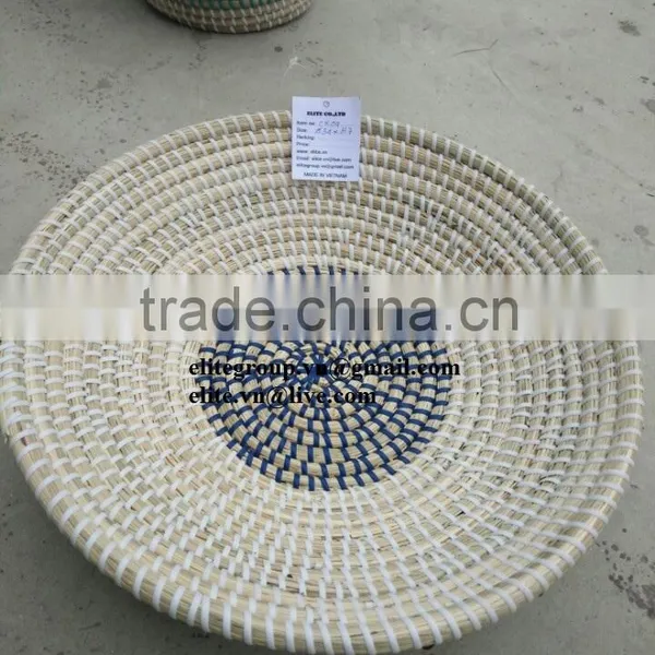 New Product Fruit Platter With Seagrass Natural Materials