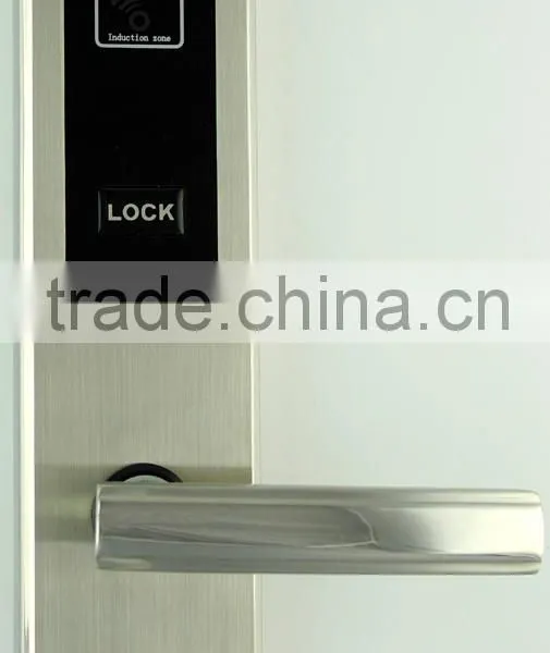 304 Stainless Steel Card Security Handle Safe Electronic Digital Hotel Smart Keyless Rfid Lock photo-2