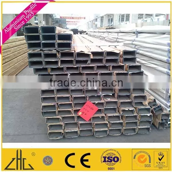Wow!! Powder Coated Aluminium Pipe Tube , Aluminium Hollow Section for Tent Pole, Awning, Ceiling T Bone / Aluminum Pipe Factory photo-2