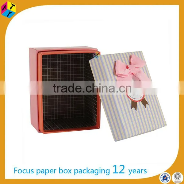 Wholesale Lovely Pink Cardboard Packaging the Gift Box photo-5