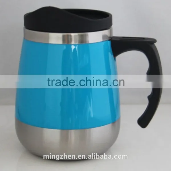 Double Wall 500ml Stainless Steel Beer Mug photo-3