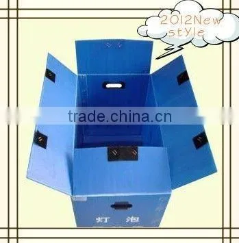 Foldable Plastic Corrugated Turnover Box,transport Box