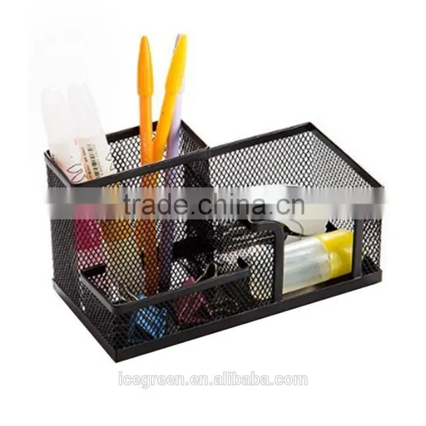 Metal Mesh Multifunctional Desk Organizer photo-2