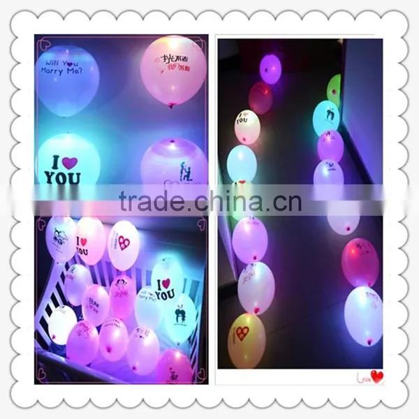 2016 New Design Led Baloon Glow Baloon in the Night for Toys/ Party Decoration/advertising photo-6