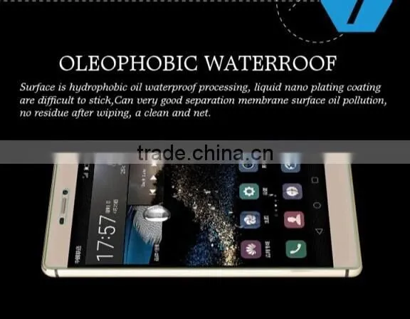 0.33 mm 2.5 D Radian High Transparency Tempered Glass for Huawei p8 photo-2